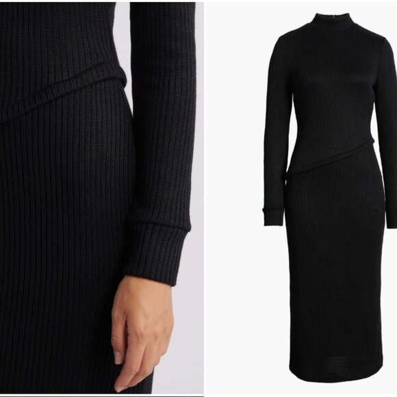 Du Paradis Long Sleeve Rib Maxi Dress - Picture 3 of 10